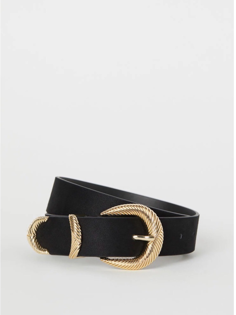 Black and Gold Waist Belt